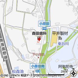 和歌山県橋本市小原田68周辺の地図