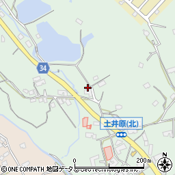 広島県東広島市黒瀬町楢原927周辺の地図