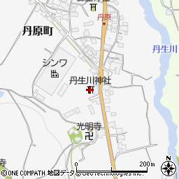 丹生川神社周辺の地図