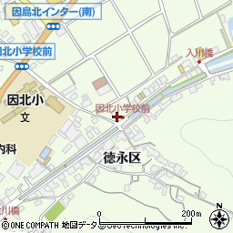 広島県尾道市因島中庄町徳永区23周辺の地図