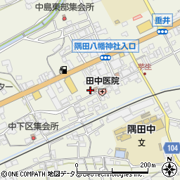 和歌山県橋本市隅田町中島111周辺の地図