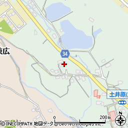 広島県東広島市黒瀬町楢原908周辺の地図