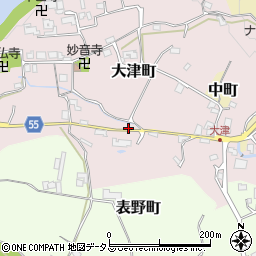 奈良県五條市大津町107周辺の地図