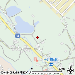 広島県東広島市黒瀬町楢原1037周辺の地図