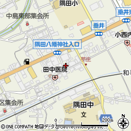 隅田郵便局周辺の地図