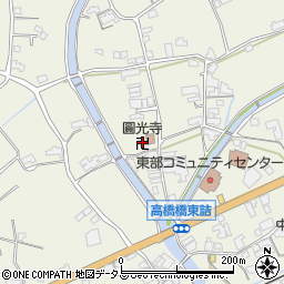 圓光寺周辺の地図