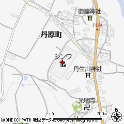 奈良県五條市丹原町周辺の地図