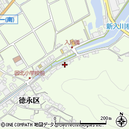広島県尾道市因島中庄町徳永区27周辺の地図