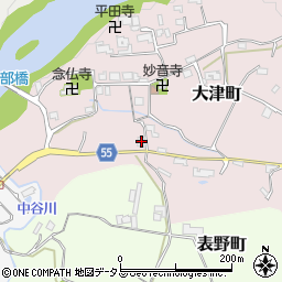 奈良県五條市大津町286周辺の地図