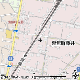 香川県高松市鬼無町藤井127周辺の地図