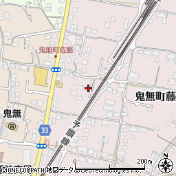香川県高松市鬼無町藤井133-8周辺の地図