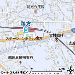オリックスレンタカー志摩・近鉄鵜方駅前店周辺の地図