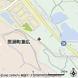 広島県東広島市黒瀬町楢原877周辺の地図