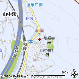 大阪府阪南市山中渓271周辺の地図