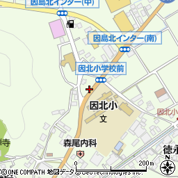 広島県尾道市因島中庄町3390-1周辺の地図