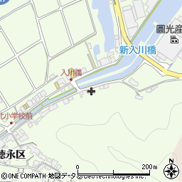 広島県尾道市因島中庄町徳永区20周辺の地図