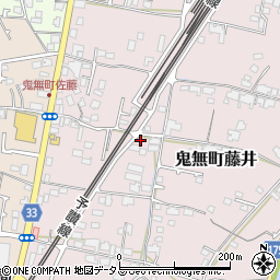 香川県高松市鬼無町藤井127-8周辺の地図