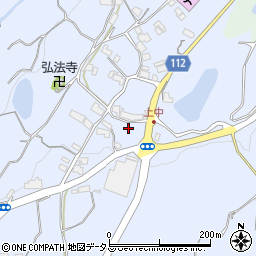 和歌山県橋本市高野口町上中56周辺の地図