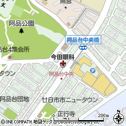 今田眼科医院周辺の地図