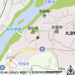 奈良県五條市大津町146周辺の地図