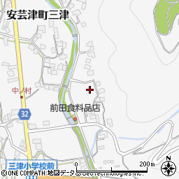 広島県東広島市安芸津町三津2640周辺の地図