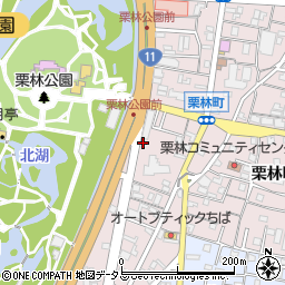 OSTERIAびーだま周辺の地図