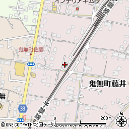 香川県高松市鬼無町藤井164周辺の地図