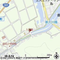 広島県尾道市因島中庄町徳永区4867周辺の地図