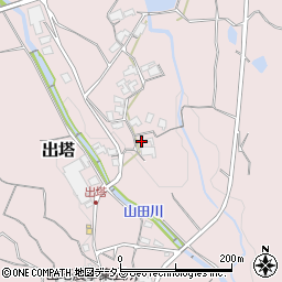 和歌山県橋本市出塔245周辺の地図