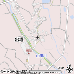 和歌山県橋本市出塔246周辺の地図