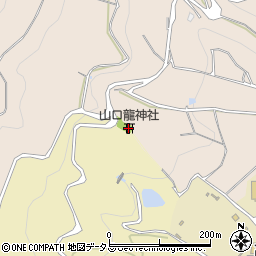 山口龍神社周辺の地図