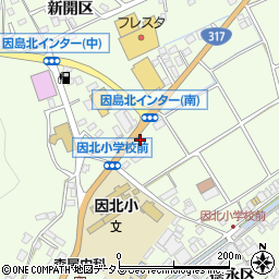 広島県尾道市因島中庄町4754-4周辺の地図