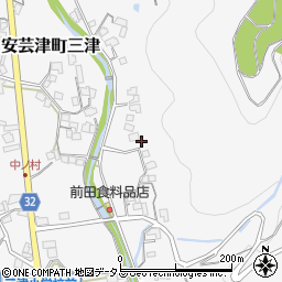 広島県東広島市安芸津町三津2628-1周辺の地図