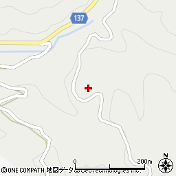 奈良県五條市西吉野町百谷1232周辺の地図