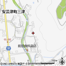 広島県東広島市安芸津町三津2628周辺の地図