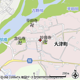 奈良県五條市大津町203周辺の地図