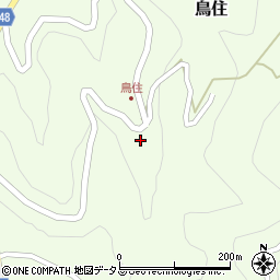 奈良県吉野郡黒滝村鳥住209周辺の地図