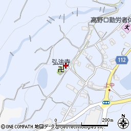 和歌山県橋本市高野口町上中508-3周辺の地図