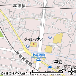 アサヒ給湯高松支店周辺の地図