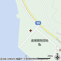 内海造船株式会社　因島工場重井事業所周辺の地図