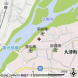 奈良県五條市大津町184周辺の地図