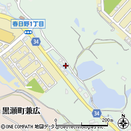 広島県東広島市黒瀬町楢原956周辺の地図