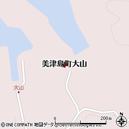 長崎県対馬市美津島町大山周辺の地図