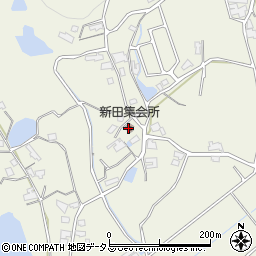 新田集会所周辺の地図