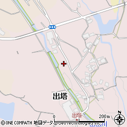 和歌山県橋本市出塔460周辺の地図
