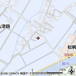 兵庫県南あわじ市松帆古津路周辺の地図