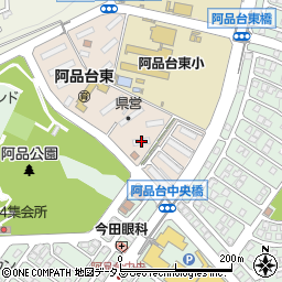 県営住宅５号棟周辺の地図