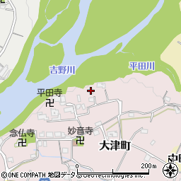 奈良県五條市大津町227周辺の地図