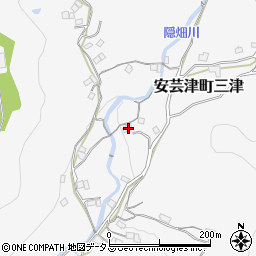 広島県東広島市安芸津町三津3136周辺の地図