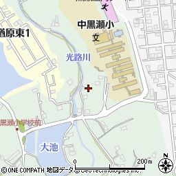 広島県東広島市黒瀬町楢原1454-3周辺の地図